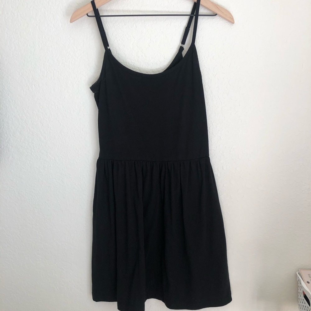Gap Black Tank Dress Sundress with Pockets!